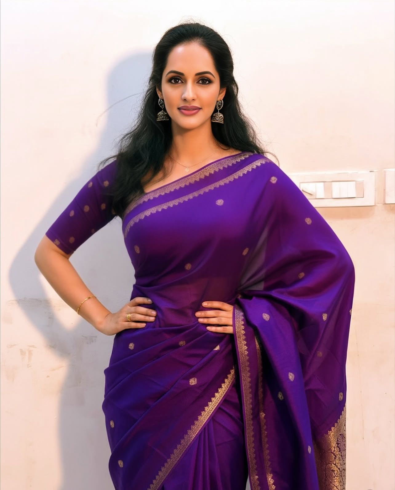 Chinnon georgette saree