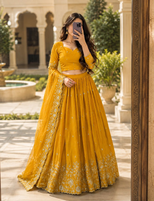 Marigold lehanga