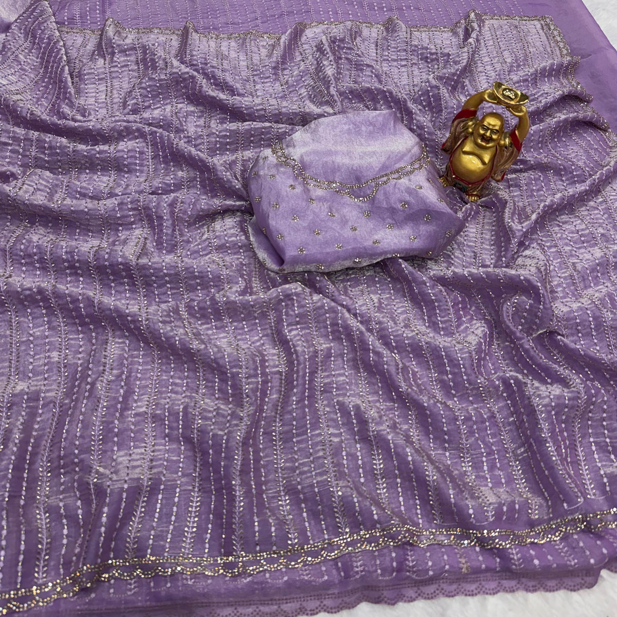 Fendy satin fancy saree
