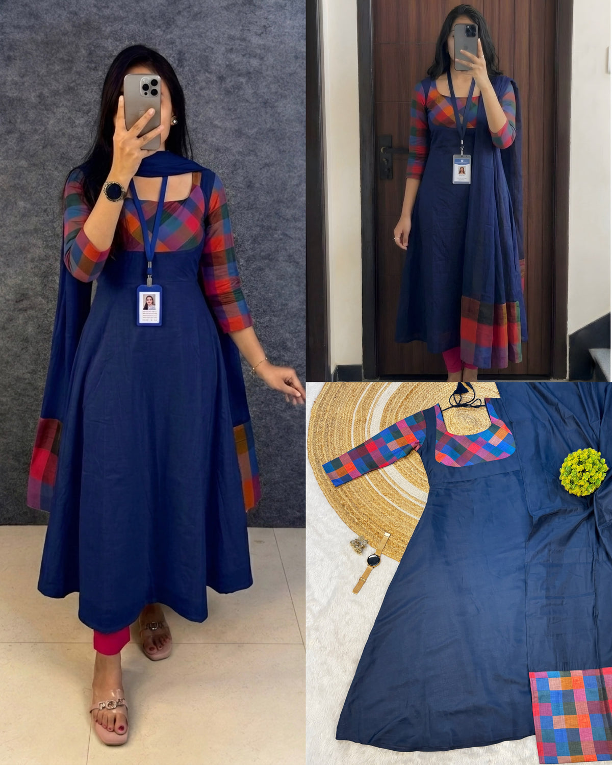 Beautiful anarkali with duppata
