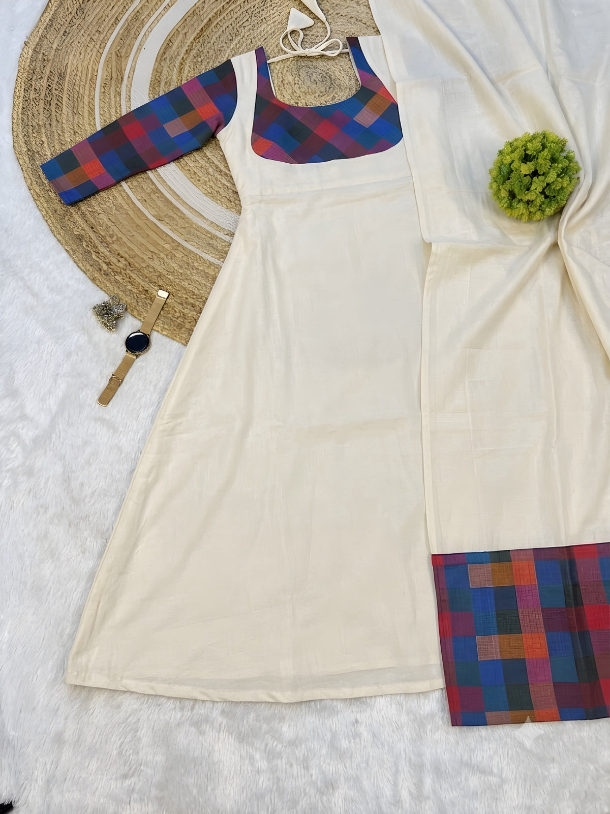 Beautiful anarkali with duppata
