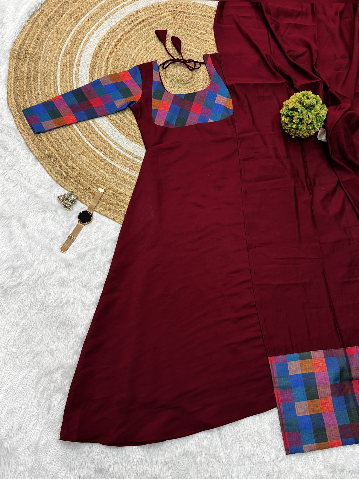 Beautiful anarkali with duppata