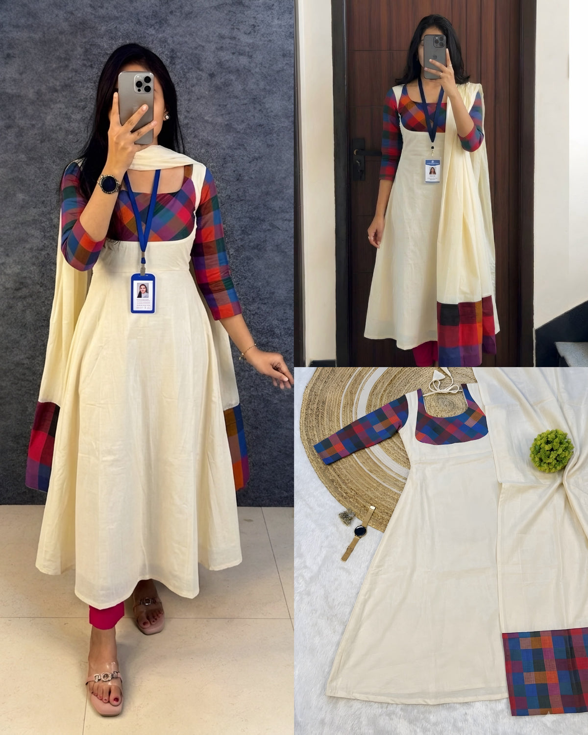 Beautiful anarkali with duppata