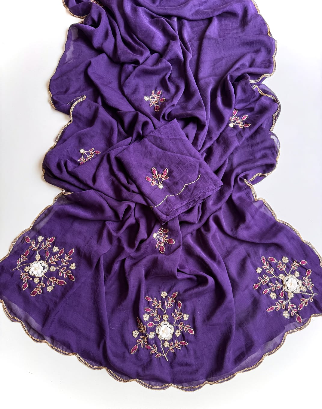 Beautiful handwork sarees