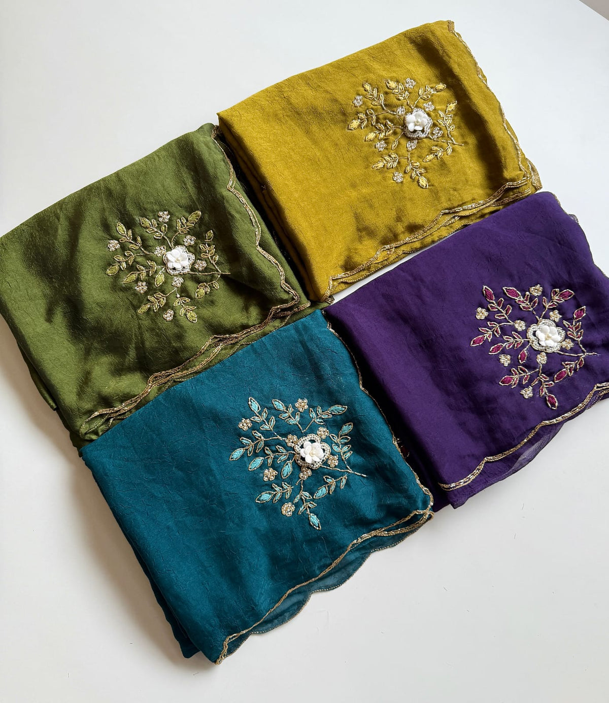 Beautiful handwork sarees