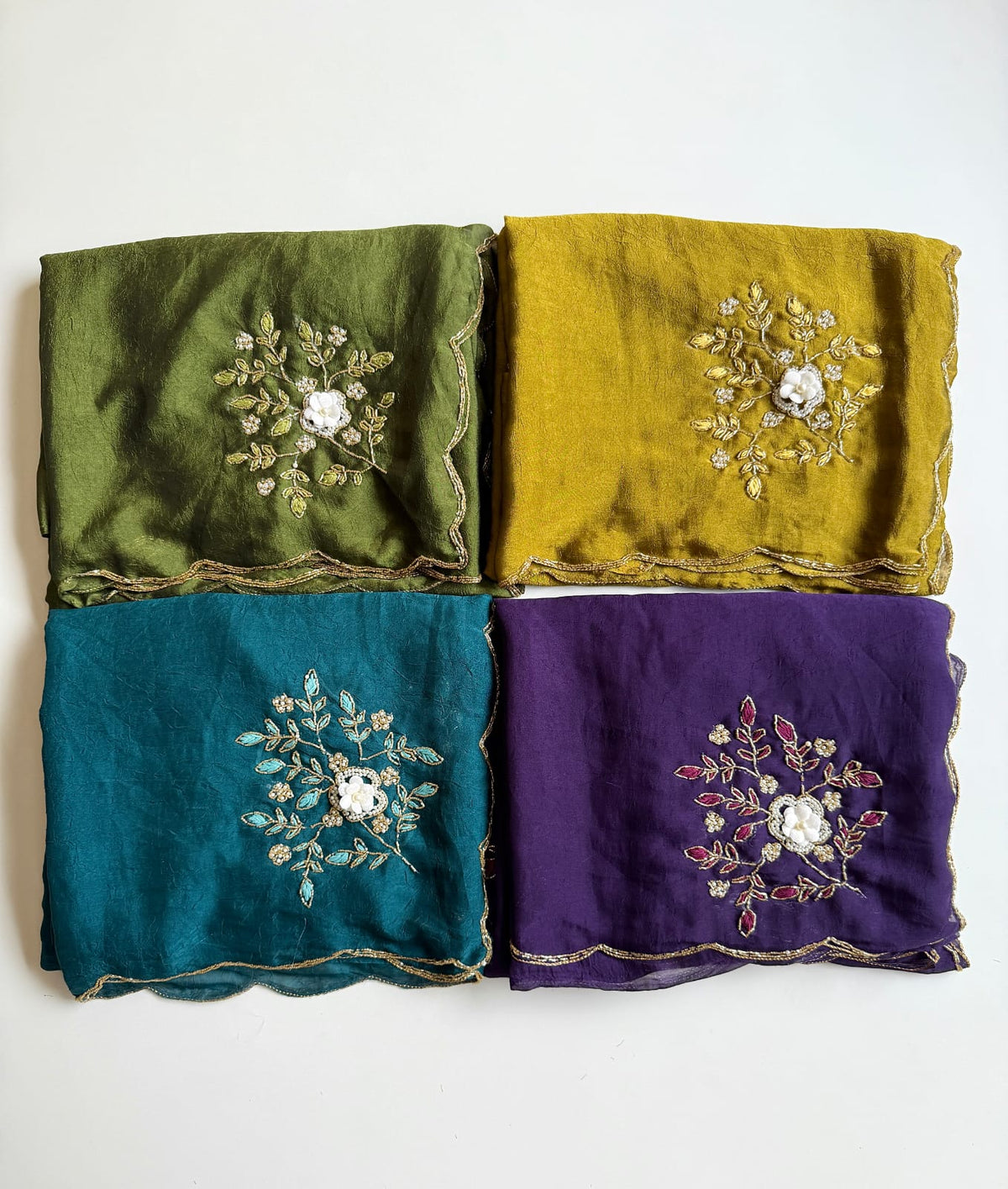 Beautiful handwork sarees