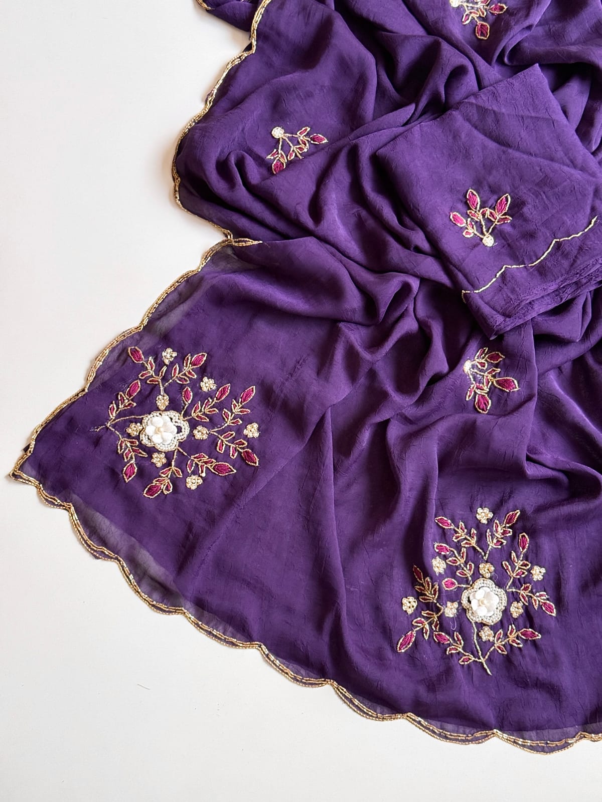 Beautiful handwork sarees
