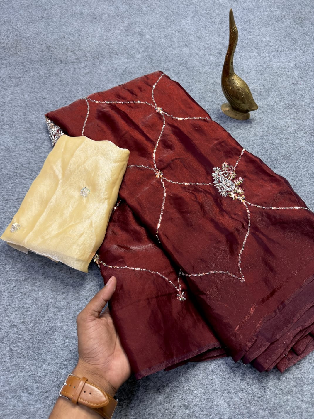 Fancy handwork sarees