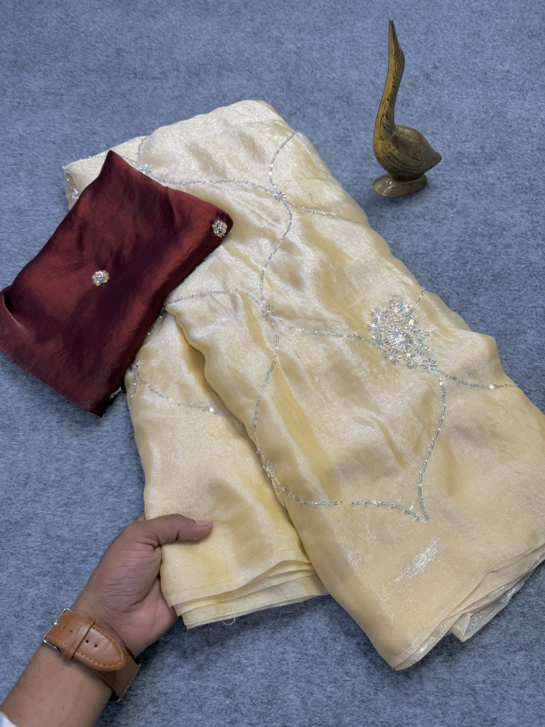 Fancy handwork sarees