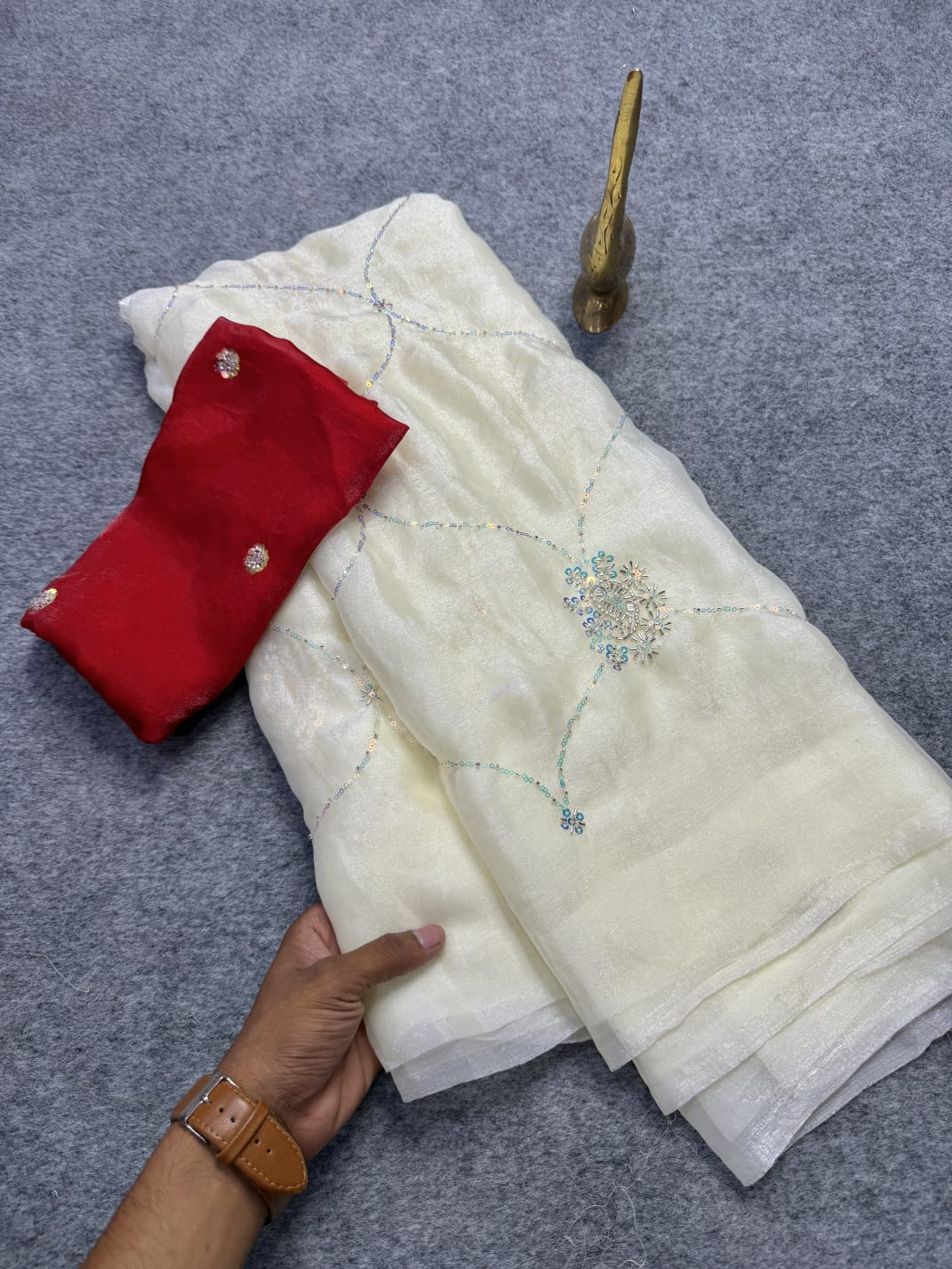 Fancy handwork sarees