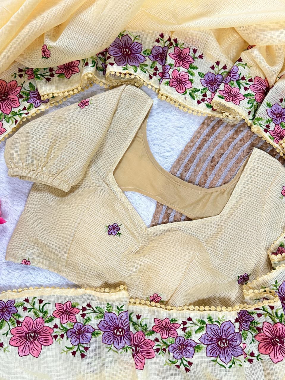 Fancy soft kota sarees