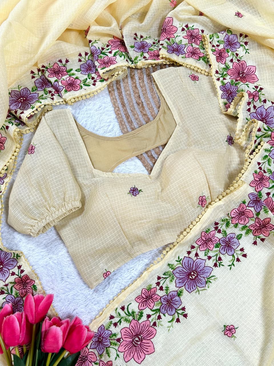 Fancy soft kota sarees