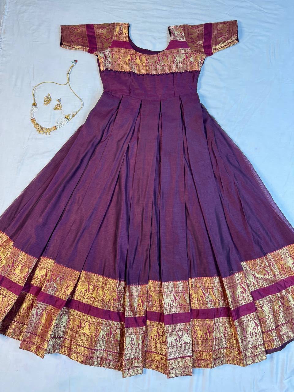 Narayanpet frock with duppata