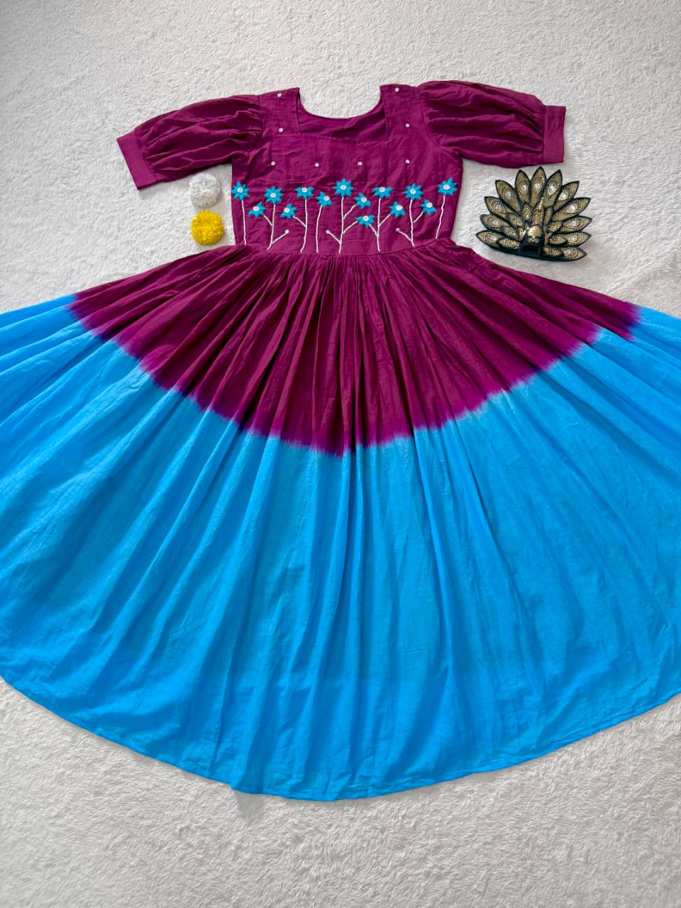 Soft mul cotton maxi frocks