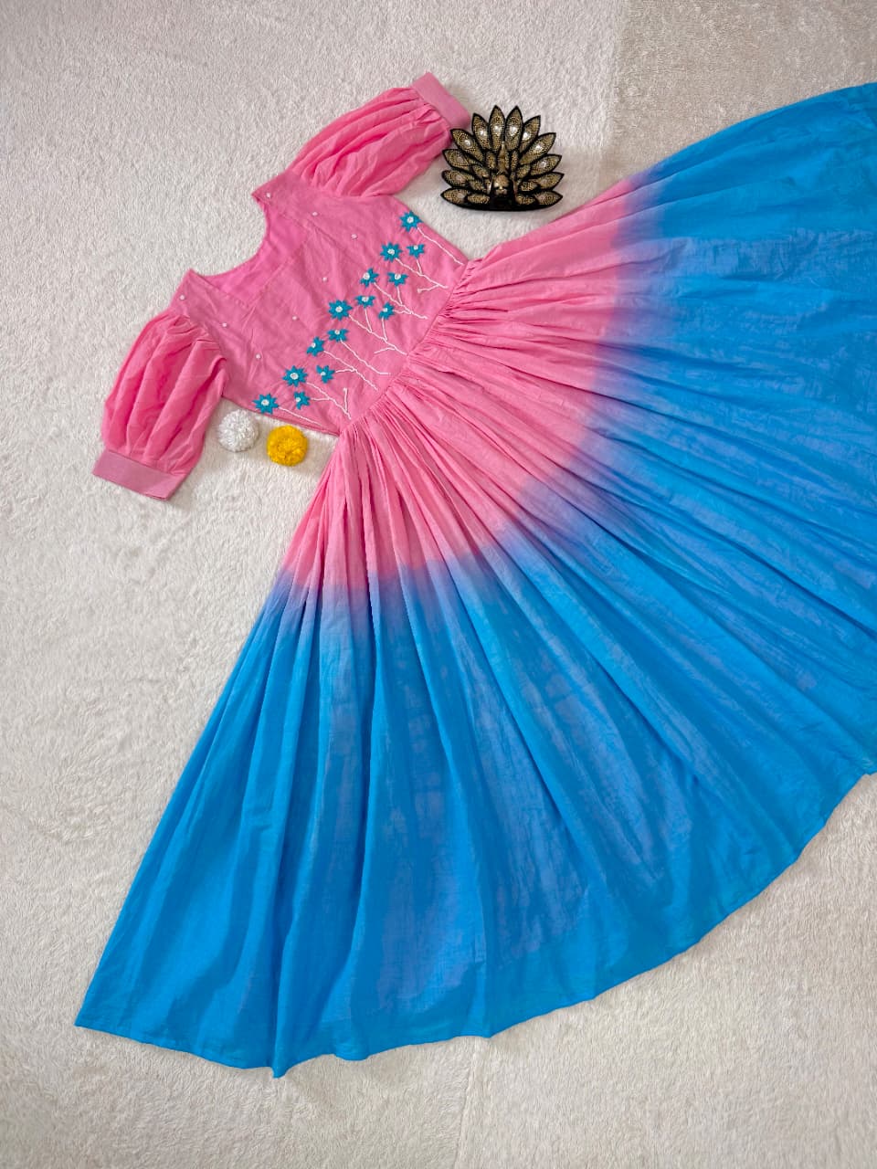 Soft mul cotton maxi frocks