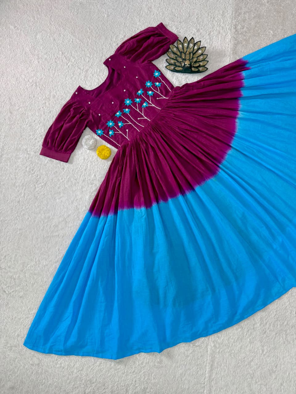 Soft mul cotton maxi frocks