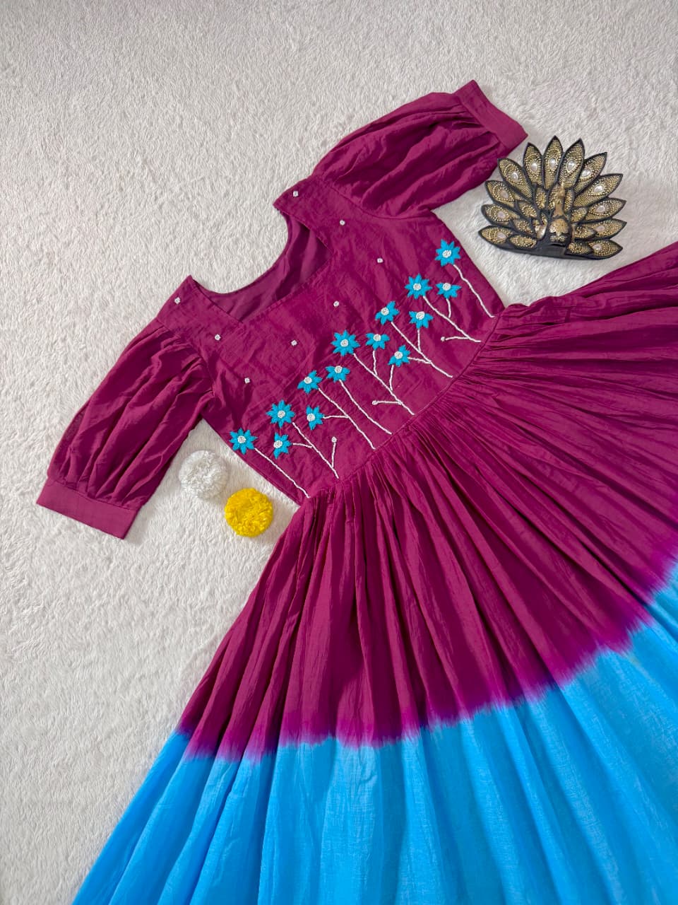 Soft mul cotton maxi frocks