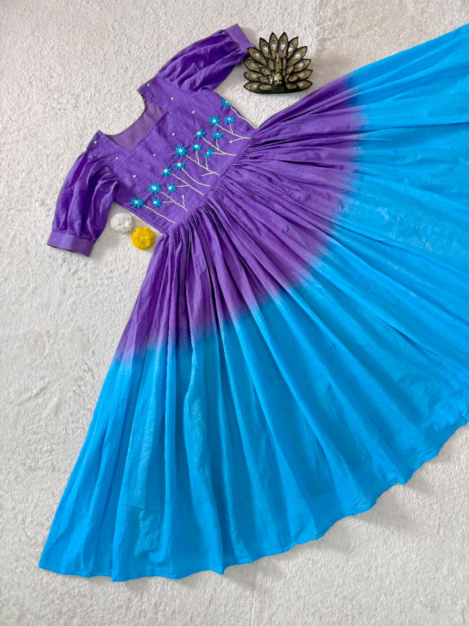 Soft mul cotton maxi frocks