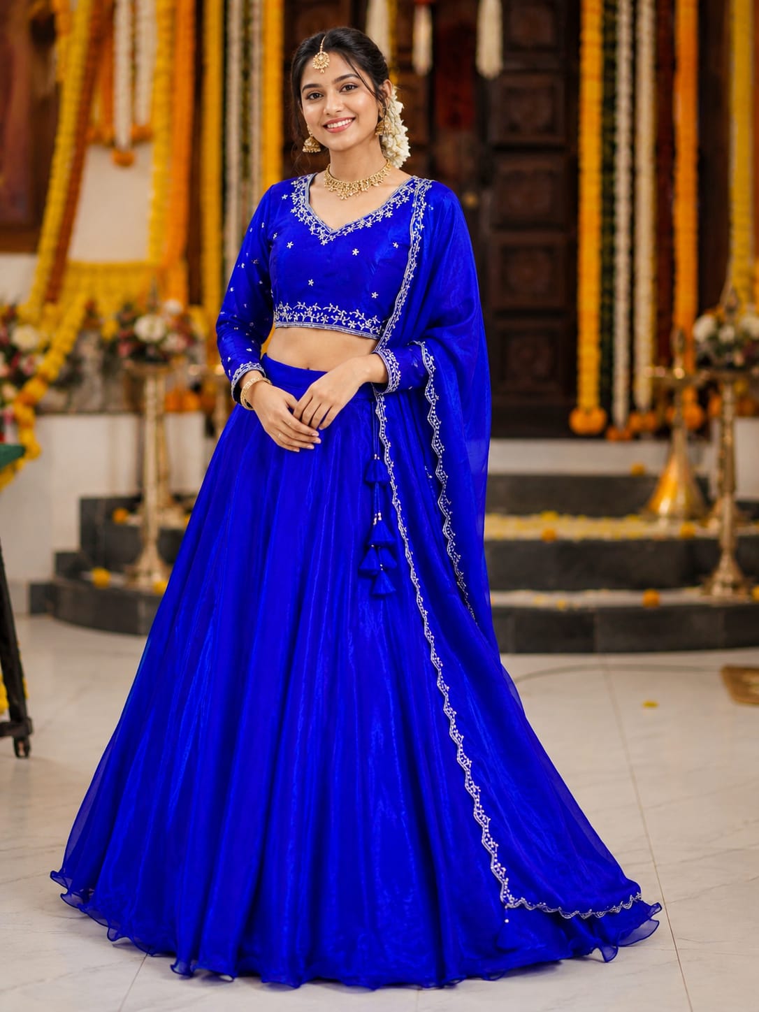 3-in-1 Designer Half-Saree • Peplum • Lehenga collection