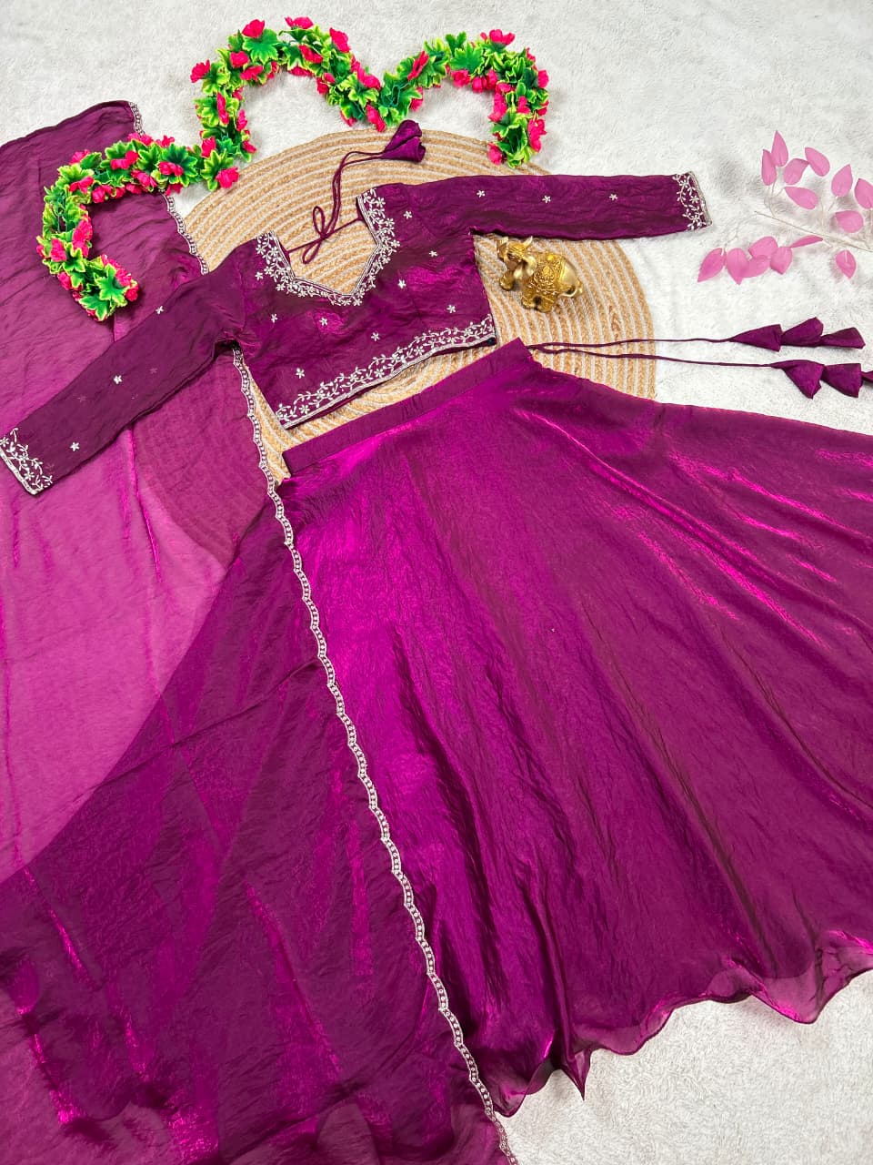 3-in-1 Designer Half-Saree • Peplum • Lehenga collection