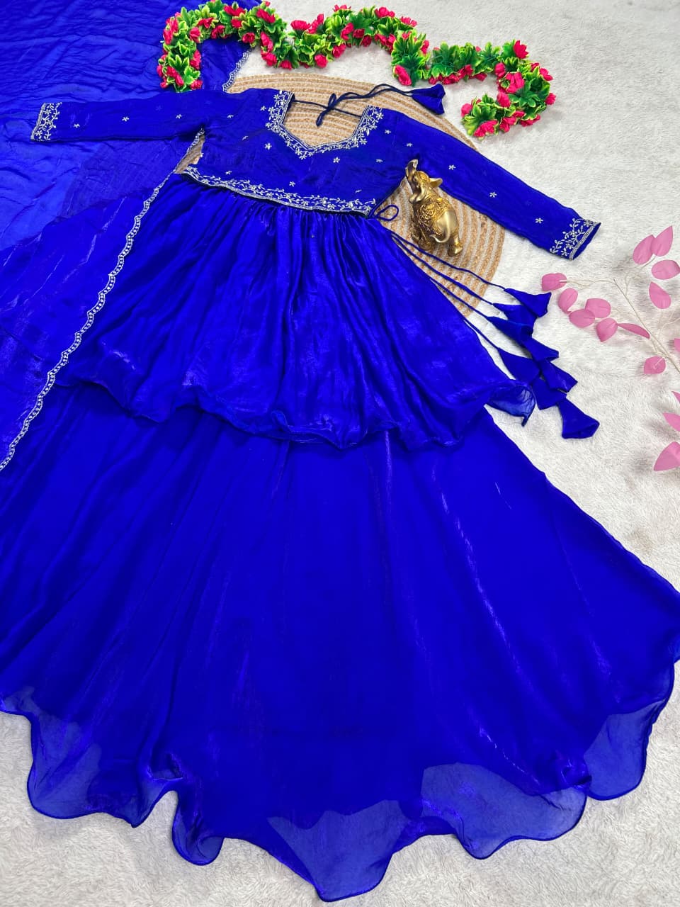 3-in-1 Designer Half-Saree • Peplum • Lehenga collection