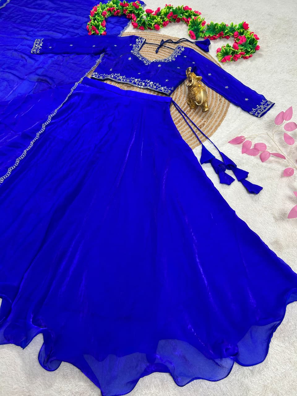 3-in-1 Designer Half-Saree • Peplum • Lehenga collection