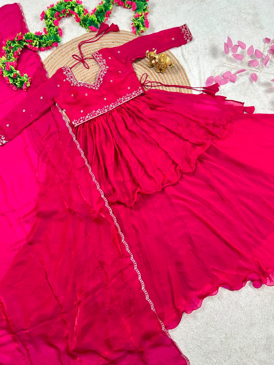 3-in-1 Designer Half-Saree • Peplum • Lehenga collection