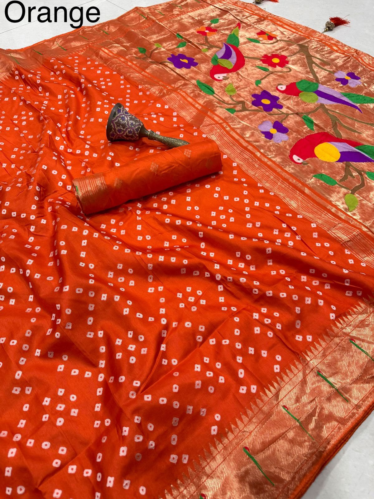 Traditional viscos silk saree