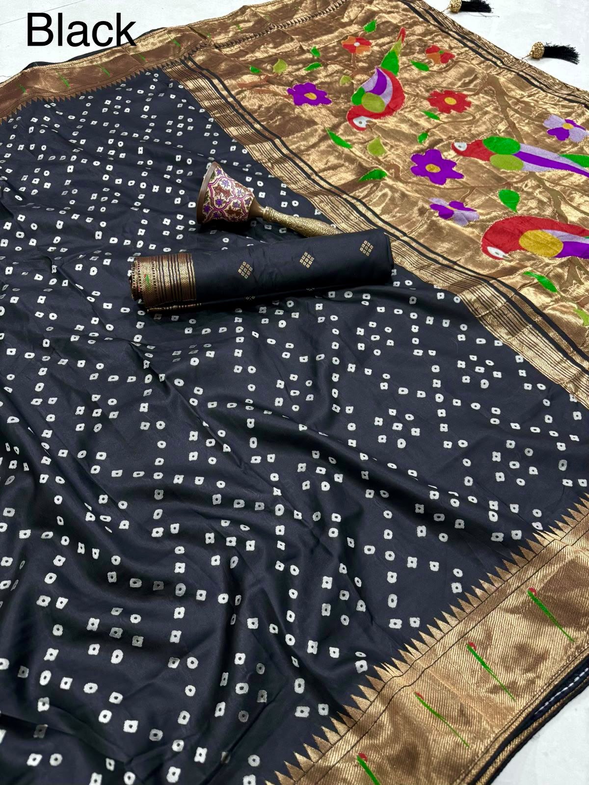Traditional viscos silk saree