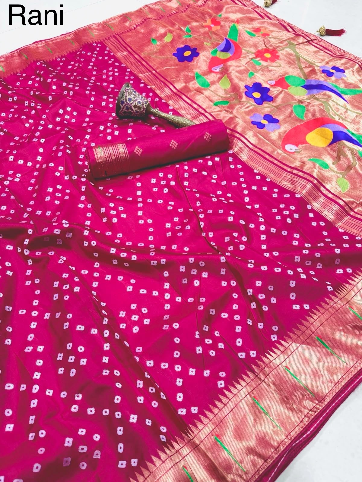 Traditional viscos silk saree