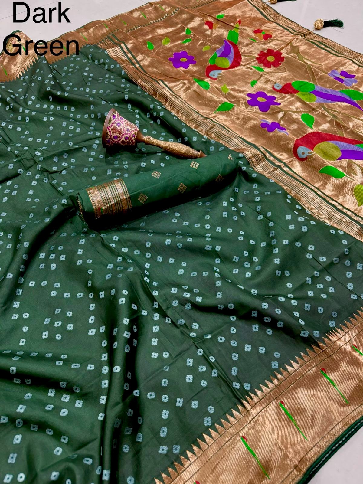 Traditional viscos silk saree