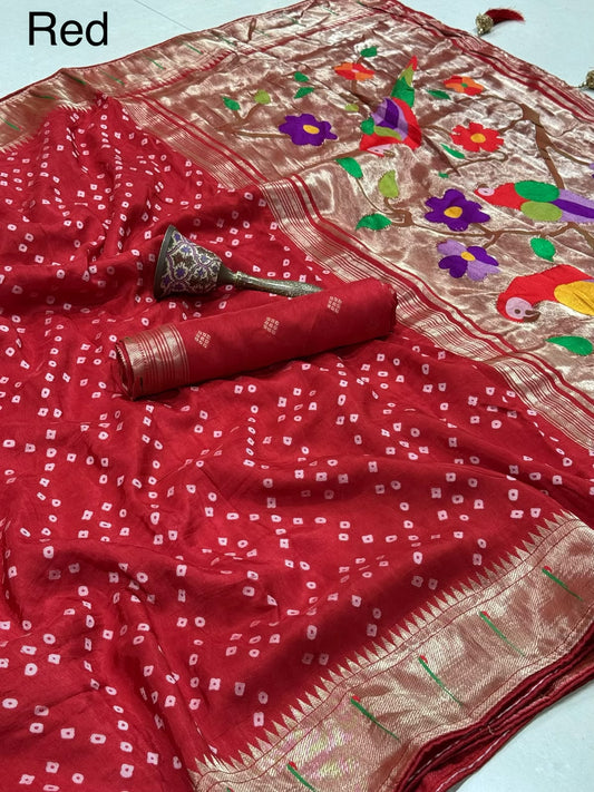 Traditional viscos silk saree