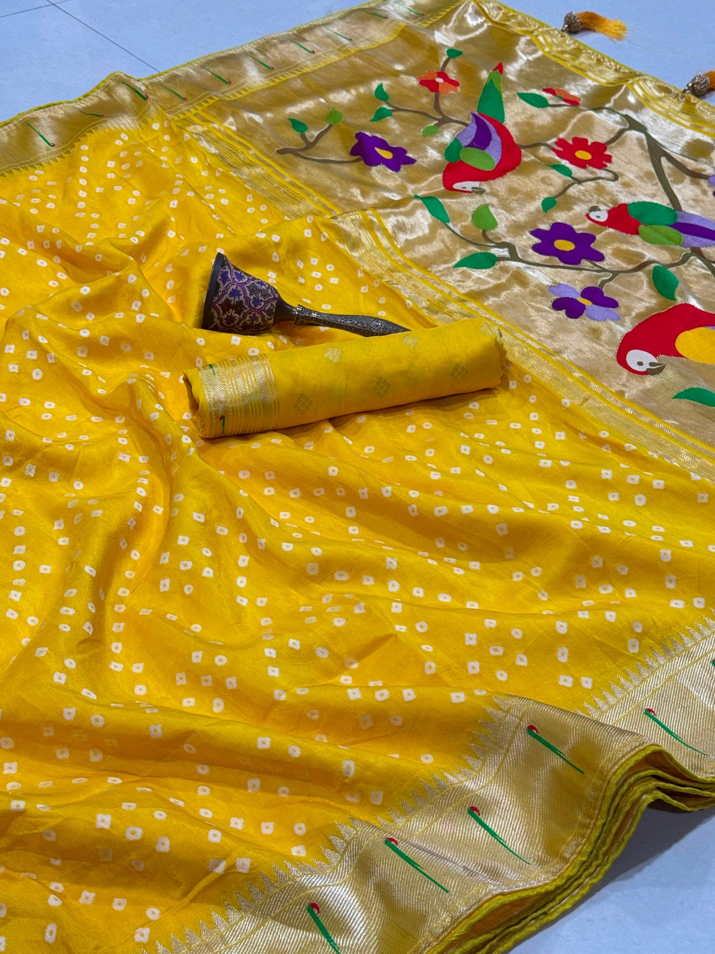 Traditional viscos silk saree