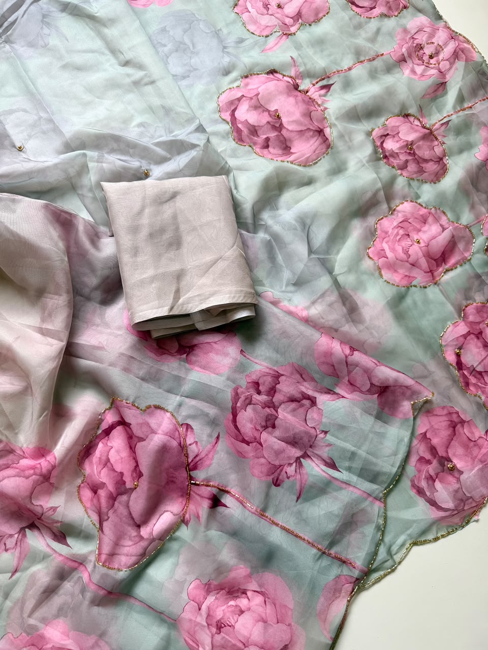 Beautiful katdana work sarees