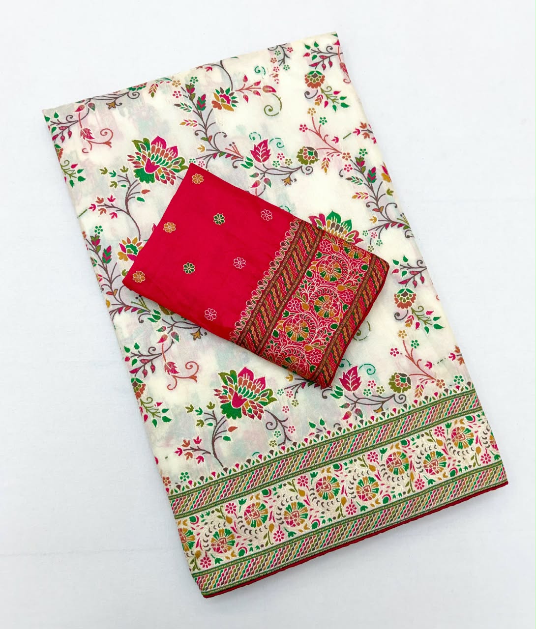 Pure pashmina silk sarees