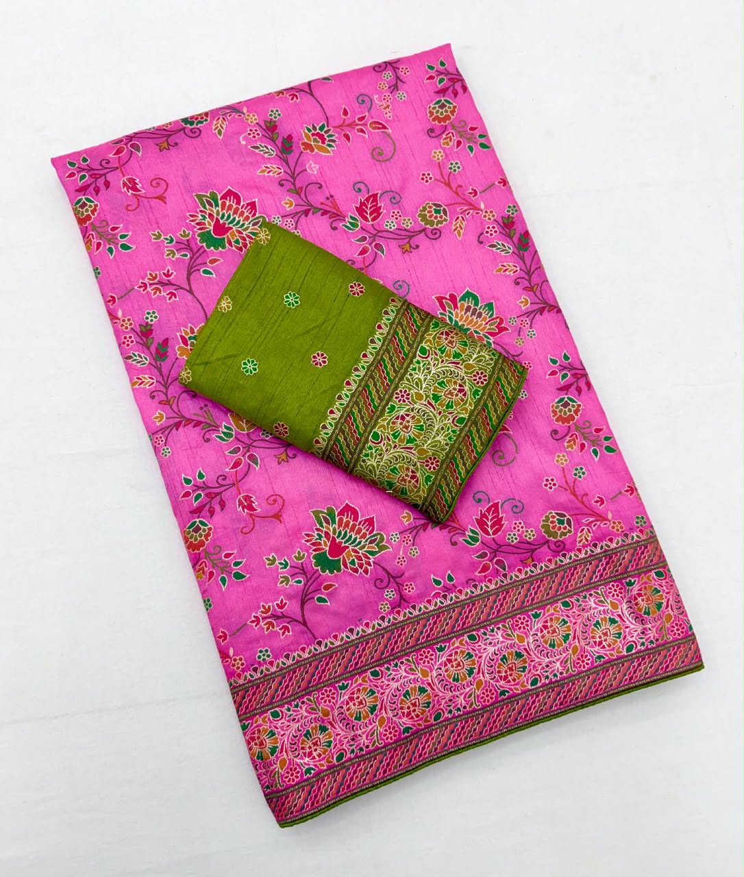 Pure pashmina silk sarees
