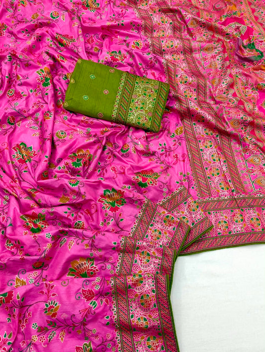 Pure pashmina silk sarees