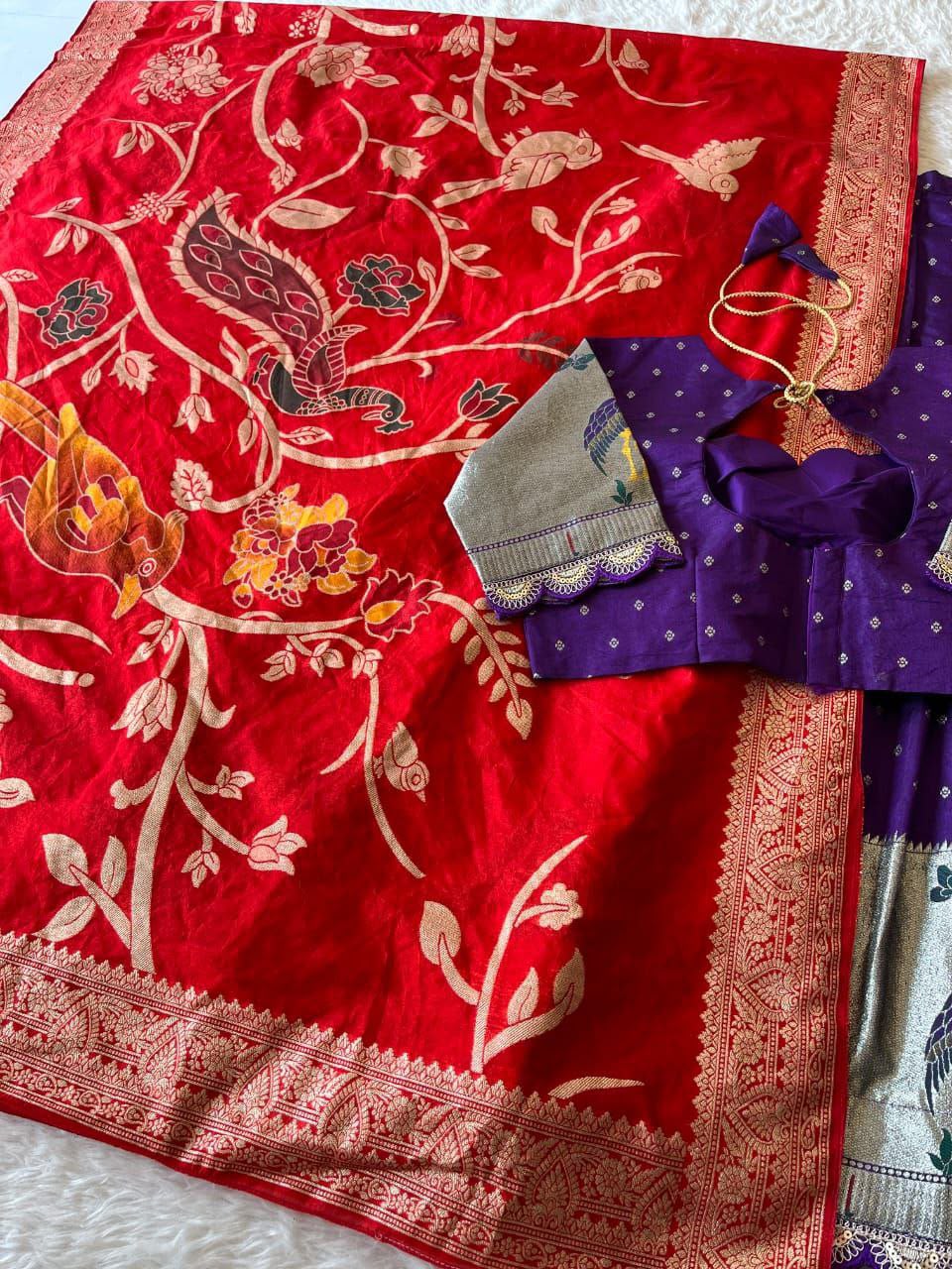 Fully stiched halfsaree