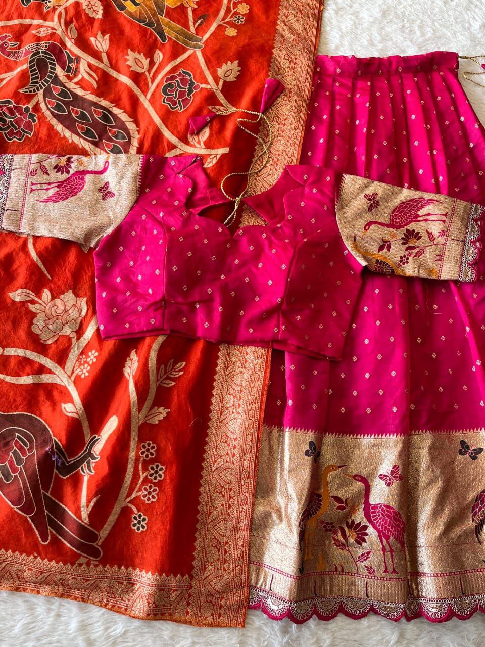 Fully stiched halfsaree