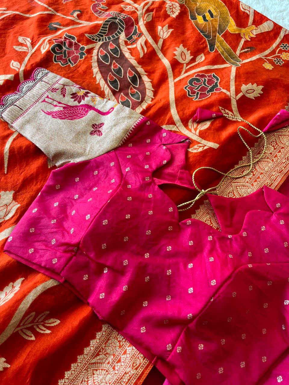 Fully stiched halfsaree