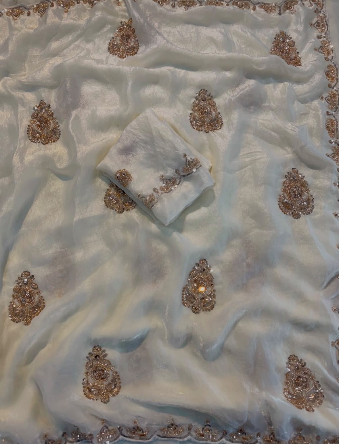 Party wear handwork sarees