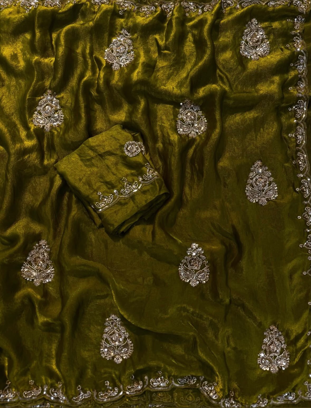 Party wear handwork sarees