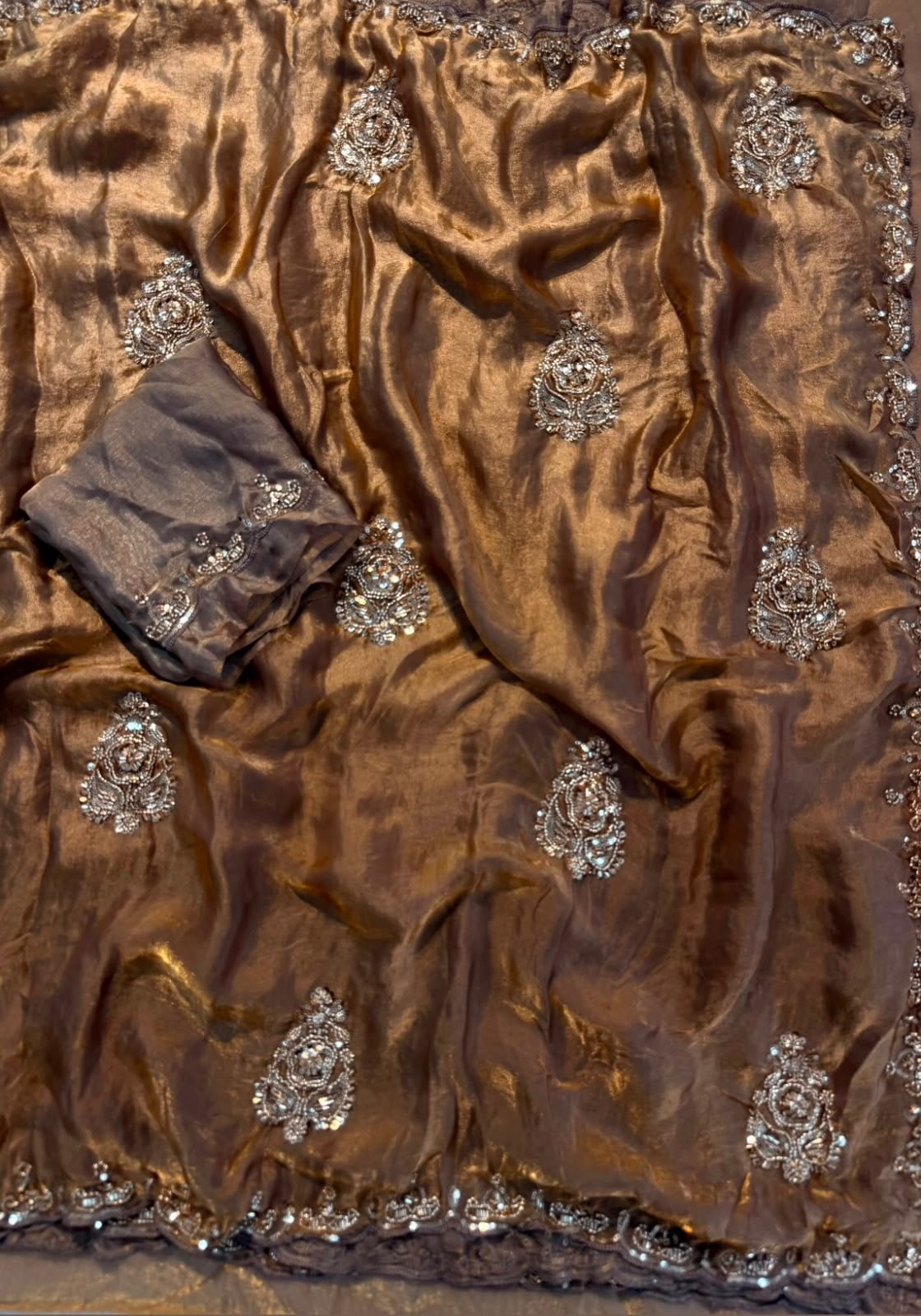 Party wear handwork sarees