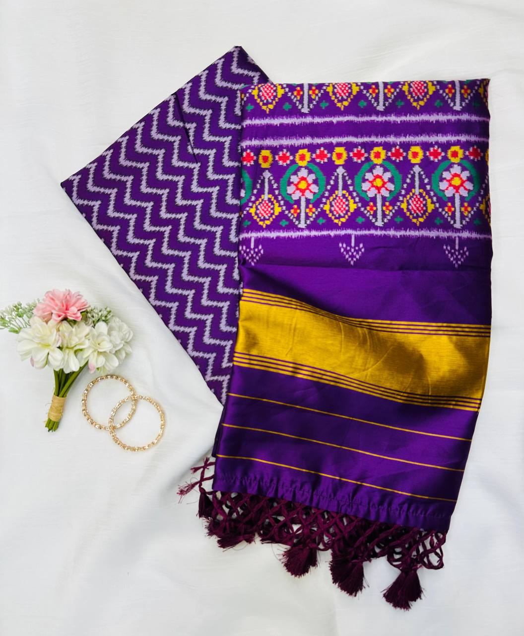 Premium patola silk saree