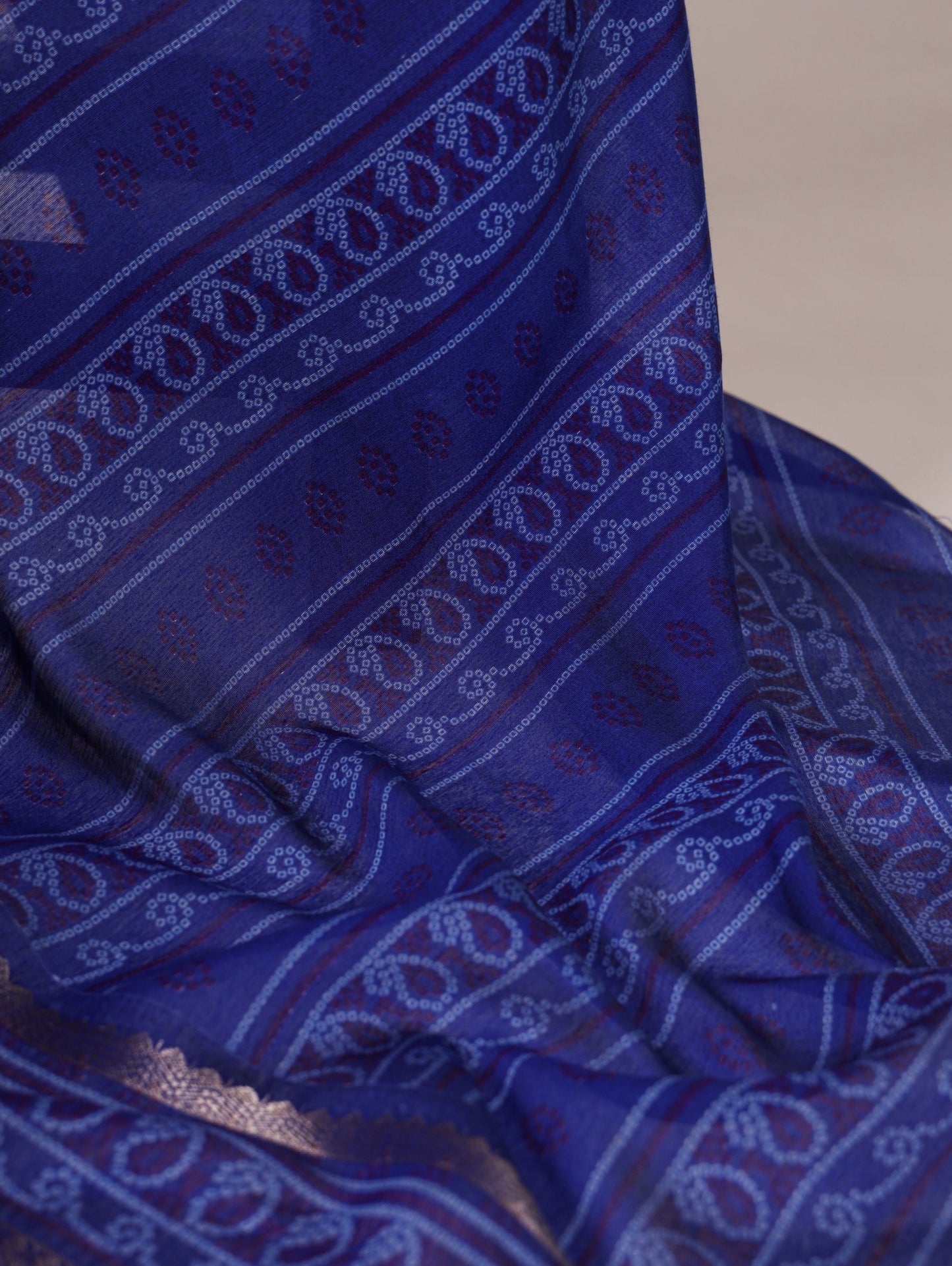 Viscose chanderi bandhini saree