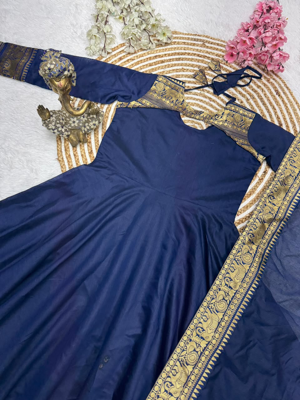 Traditional maxi frock with duppata