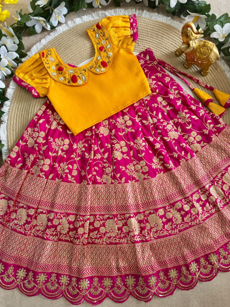Traditional lehanga with blouse