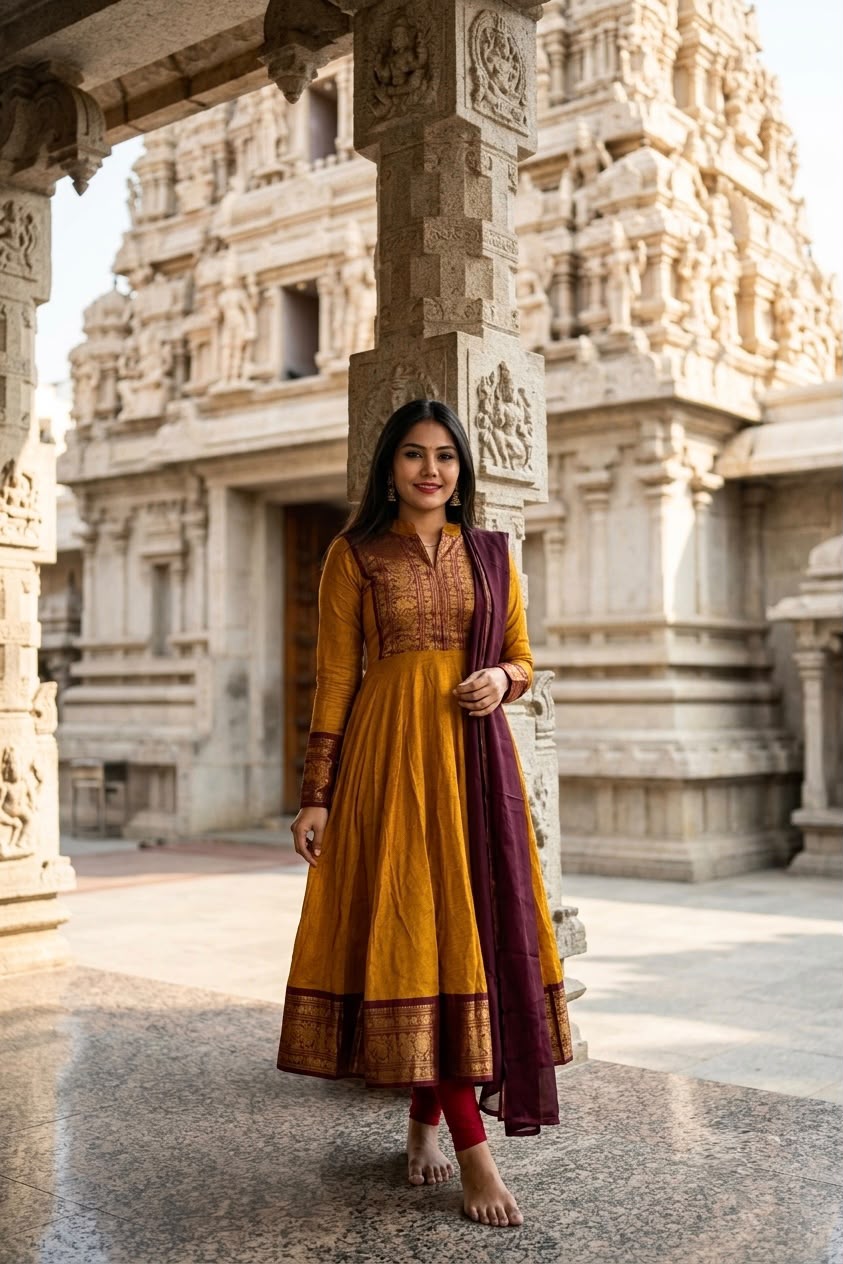 Traditional top with duppata