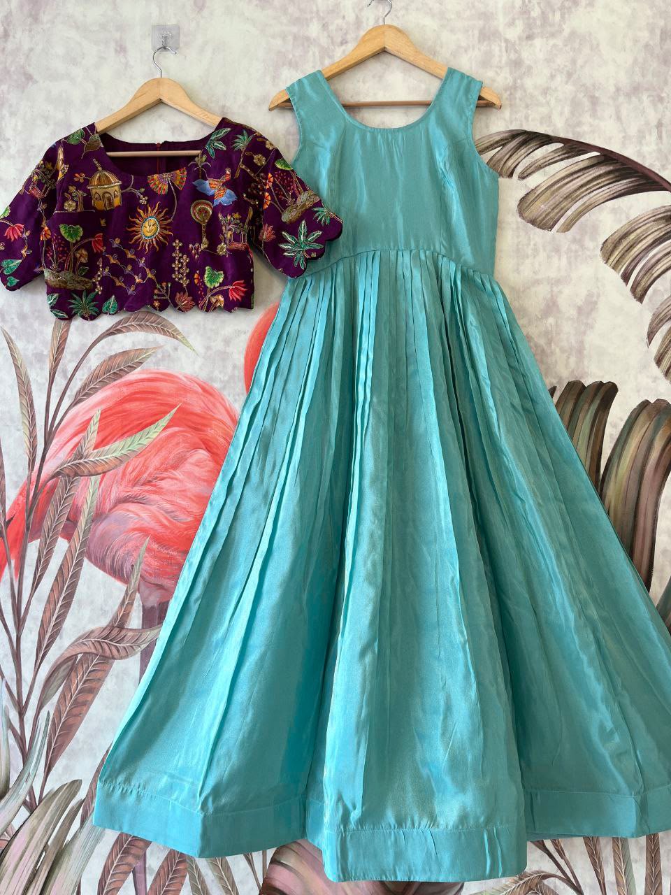 Tissue gown with position fabric coat