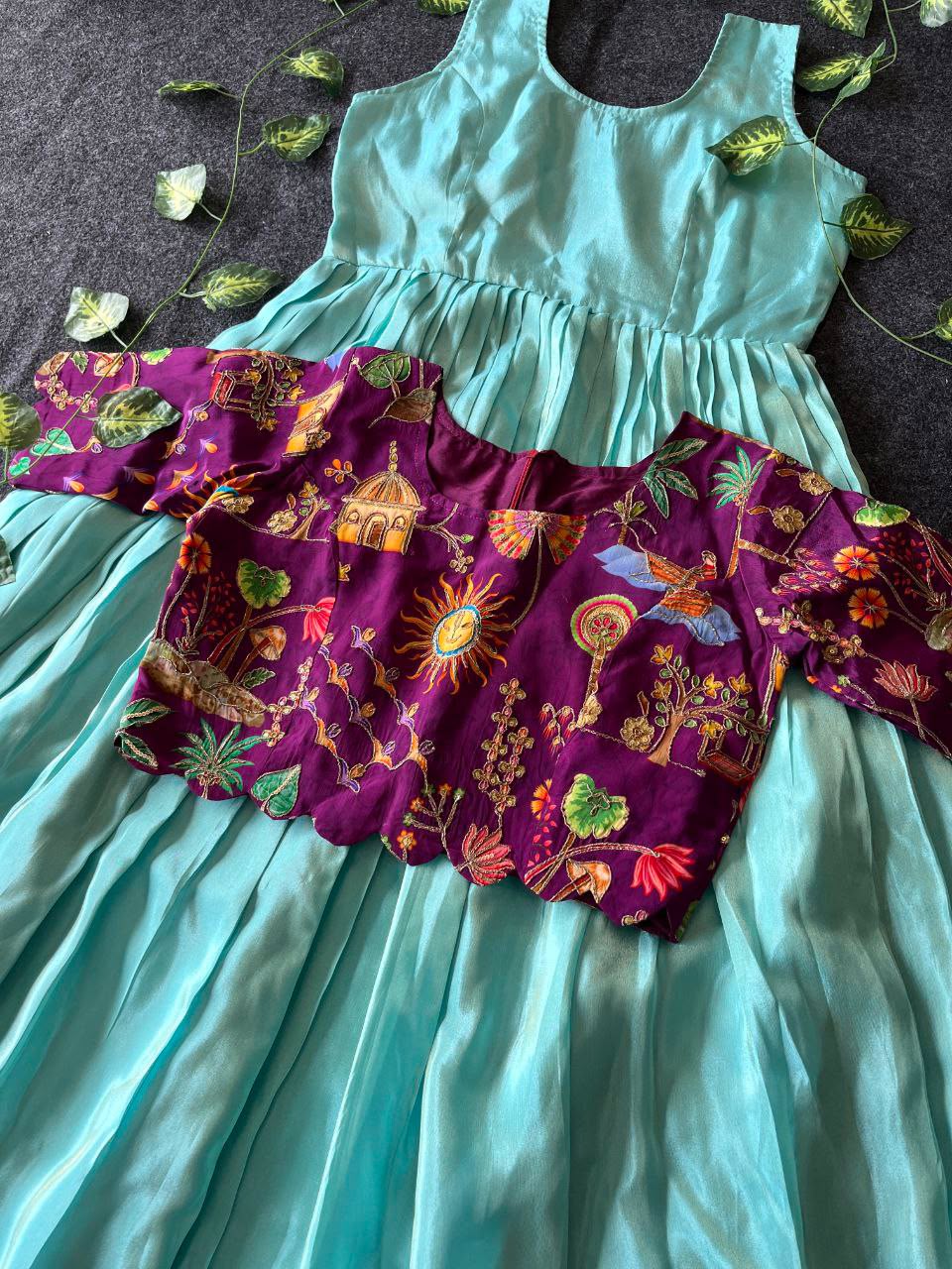 Tissue gown with position fabric coat